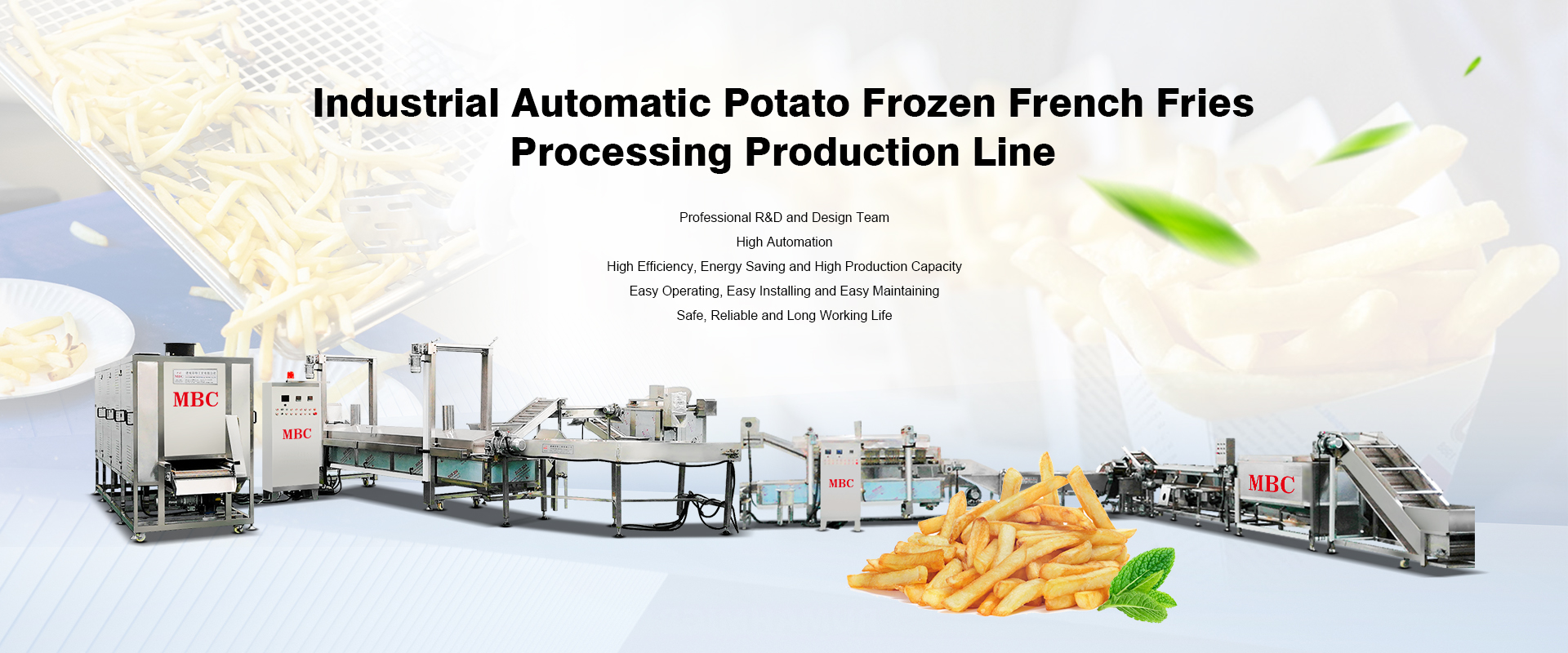 Zhucheng MBC french fries produciton line.jpg